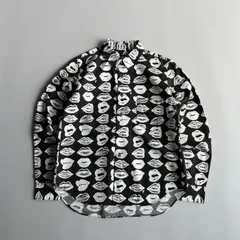 AD2014 15SS BLACK COMME des GARÇONS ブラックコムデギャルソン リップパターン コットン シャツのサムネイル
