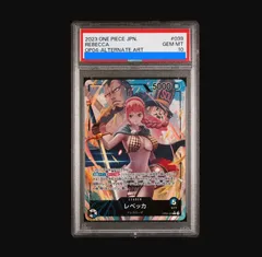 【PSA10】レベッカ(パラレル) P-L OP04-039 1枚