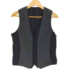 コムサイズム COMME CA ISM ラムレザー切替ジレ メンズ JPN：M のサムネイル