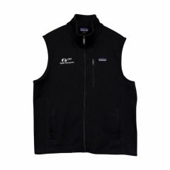 00s Patagonia フリースベスト 黒 M 815 アウトドア 企業ロゴ - メルカリ