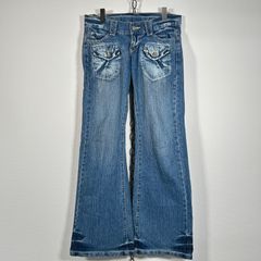 白フレアデニム MissMe Flare Denim White Y2K - メルカリ