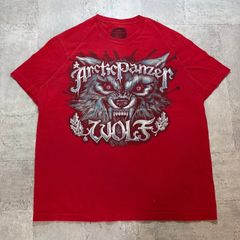 O-1472 GILDAN Tiger Print 野蛮人 グラフィックプリントTシャツ 