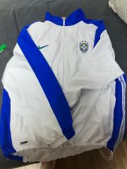 2002年NIKEナイキサッカーブラジル代表ナイロンジャケットウインド
