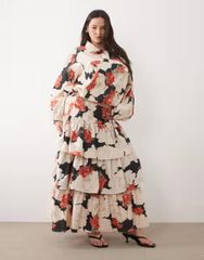 夏リゾート、映えワンピDress Phoebe Print Red ワンピース - メルカリ