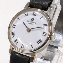 稼働】UNIVERSAL GENEVE 手巻き ヴィンテージ ゴールド 腕時計 - メルカリ