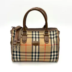 Burberry バーバリー ノバチェック 2way ミニボストンバッグ ハンドバッグ ショルダーバッグ シャドーホース Burberry’s
