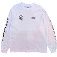 Blackmeans ブラックミーンズ プリント フード 長袖 Tシャツ ロンT
