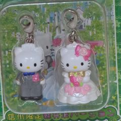 希少】キティ＆ダニエル ホワイトウェディングチャーム 2002 ケース