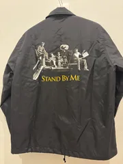(WACKOMARIA)カッコいいバックデザイン!26年新品 完売品STAND BY MEデザインナイロンJKT 黒Mのサムネイル