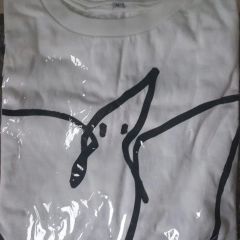 伏見弓弦 デザイン Tシャツ あんスタ10周年　展示会 伏見弓弦 #グッズ 10周年展示会「Bright me up!!」 デザインTシャツ