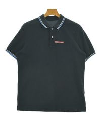 PRADA ブラック ポロシャツ　M PRADA（プラダ） ポロシャツ Stretch Cotton Polo Shirt UJN703 S211
