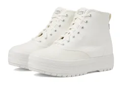 ケッズ レディース シューズ ブーツ・レインブーツ プラットフォーム Keds The Platform Mid Lug Snow White Canv ホワイトのサムネイル