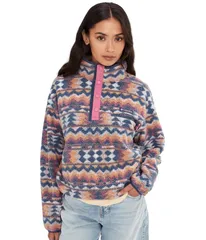 コロンビア レディース アウター パーカー・スウェット プリント クロップド Columbia Helvetia II Printed Cropped 12 Snap Sea SaltRetrotのサムネイル