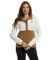 ヘリーハンセン レディース アウター ニット・セーター Helly Hansen Daybreaker Snap Pullover Gold ゴールドのサムネイル