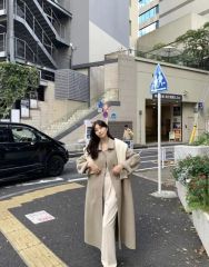 ⚠️最終値下げCLANE RIB COLLAR WOOL LONG COAT - メルカリ