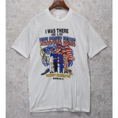 90’s USA製【ビンテージ】【I was there welcome home】白【Tシャツ】 サイズXL EE2005-4-20