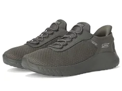 スケッチャーズ レディース シューズ スニーカー BOBS from SKECHERS Hands Free SlipIns Bobs Squad Chaos Olive オリーブ