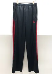 【タグ付き】adidas ジャージ トラックパンツ Lサイズ CLIMALITE ブラック 黒 アディダス KSKY26-1634