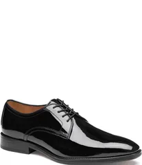 ジョンストンアンドマーフィー メンズ シューズ ドレスシューズ オックスフォード レザー Johnston Murphy Mens Sullivan Plain Toe Patent Leather Oxfords Black ブラック