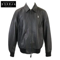 BURBERRY　バーバリー　【美品/国内正規】8044906 グレインカーフ ウールカシミヤライニング TBロゴパッチ ハリントンジャケット　54のサムネイル