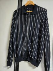 Stussy ジップアップリネンジャケット グレー Mサイズ 復刻 - メルカリ