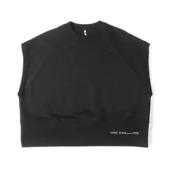 【美品】OAMC オーエーエムシー スウェット ブラック 黒 サイズ:M | 20SS スリーブレス ラグラン スウェットシャツ | トップス トレーナー | イタリア製【メンズ】【中古】のサムネイル