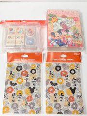 新品未開封 東京ディズニーリゾート限定グッズ 4点セット ポストカードセット 2点/ 2019年 亥年 お正月スタンプセット / 2019年 亥年 お正月ポストカードホルダー