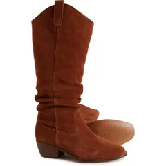 ミア レディース シューズ ブーツ・レインブーツ スエード MIA Lue Slouchy KneeHigh Boots Suede For Women Cognacのサムネイル