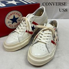 美品 日本製 CONVERSE JACK STAR ジャックスター トリコ 白赤 - メルカリ