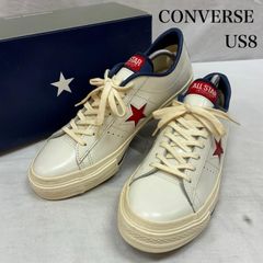 美品 日本製 CONVERSE JACK STAR ジャックスター トリコ 白赤 - メルカリ