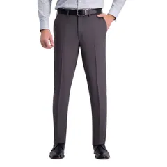 ハガー メンズ ボトムス カジュアルパンツ Men s Haggar Premium Comfort FlexWaist SlimFit Stretch FlatFront Dress Pants Charcoal チャコール
