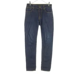 Nudie Jeans ヌーディージーンズ イタリア製 コットン デニムパンツ w31 インディゴ系 レディース 古着のサムネイル