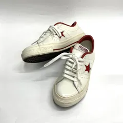 CONVERSE　コンバース　日本製　ONE　STAR　LEATHER　SNEAKERS　ワンスター　ローカット　レザースニーカー　サイズ6　ホワイト