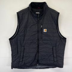 carhartt ダウンベスト 薄手 ダークグレー チャコールグレー M - メルカリ