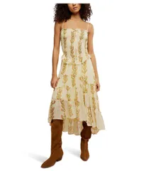 フリーピープル レディース トップス ワンピース ミディワンピース ミディ Free People Alejandra Midi Dress Cloud Combo