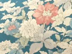 平和屋着物■上質な小紋　草花文　正絹　逸品　未使用　CABF9506ev