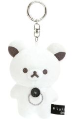 リラックマ モノクロ チャイロイコグマ ぶらさげぬいぐるみ - メルカリ