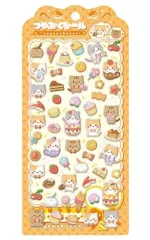 【中古】シール・ステッカー つやぷくシール スイーツねこ
