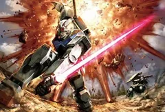 【中古】パズル 最初の実戦 「機動戦士ガンダム」 ジグソーパズル 108マイクロピース(缶入り) [M108-183]のサムネイル