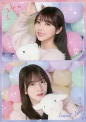 【中古】紙製品 与田祐希＆菅原咲月 A4応援ボード 乃木坂46Mobile 『YODA YUUKI メェ～モリアル』 会場チャレンジくじ景品のサムネイル