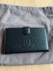新品未使用】CHANEL 長財布 ネイビー キルティング - メルカリ