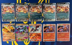 リザードン10枚セット　バトルマスターデッキ　黒煙の支配者　151　インフェルノX　かがやくリザードン　バトルセンス　ポケモンカード　Charizard 10-Card Set Pokémon Cards