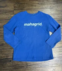 MAHAGRID マハグリッド 正規品 ロゴ ロングスリーブ 実寸 Lのサムネイル