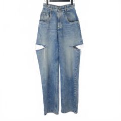 Maison Margiela スラッシュデニム ブルー 38 - メルカリ