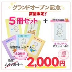 【5冊セット】B5ノートセット 紙ファイル特典付き おえかきちょう 音楽ノート