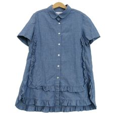 シャーリーテンプル ロングワンピース トップス 半袖 ドット柄 キッズ