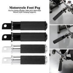 オートバイ後部座席用フットペグペダルフットレストオスマウントフットペグハーレースポーツスターXLツーリングロードグライドソフテイルダ