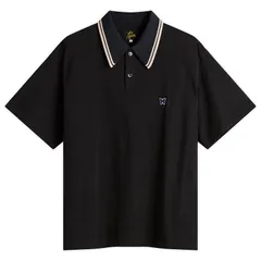ニードルズ メンズ トップス ポロシャツ Needles Pique Polo Black ブラックのサムネイル
