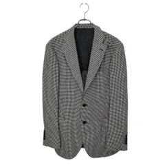 MACKINTOSH マッキントッシュ PHILOSOPHY 千鳥格子柄 テーラードジャケット 4CR02-211-25 42 ブラック×ホワイト メンズのサムネイル
