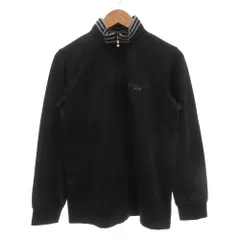 ブラック&ホワイト BLACK&WHITE ゴルフ シャツ M 黒 ブラック ハーフジップ 長袖 /SC ORGのサムネイル